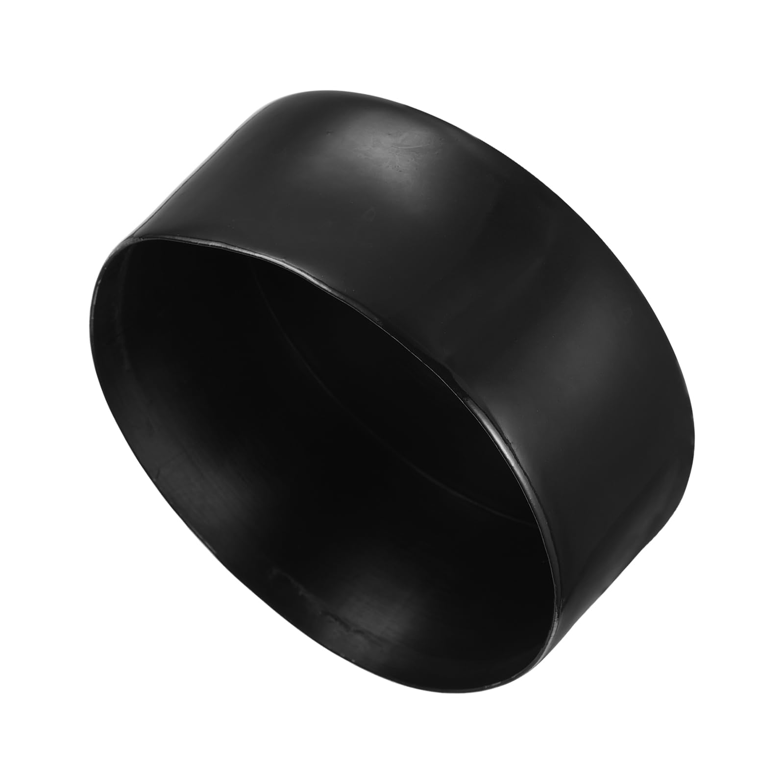 Photo 1 of uxcell 130mm(5 1/8") Rubber End Caps, Round Vinyl Plug Insert Plastic End Caps for Tubing, Fence, Pipe Post, Furniture, Railing, Black