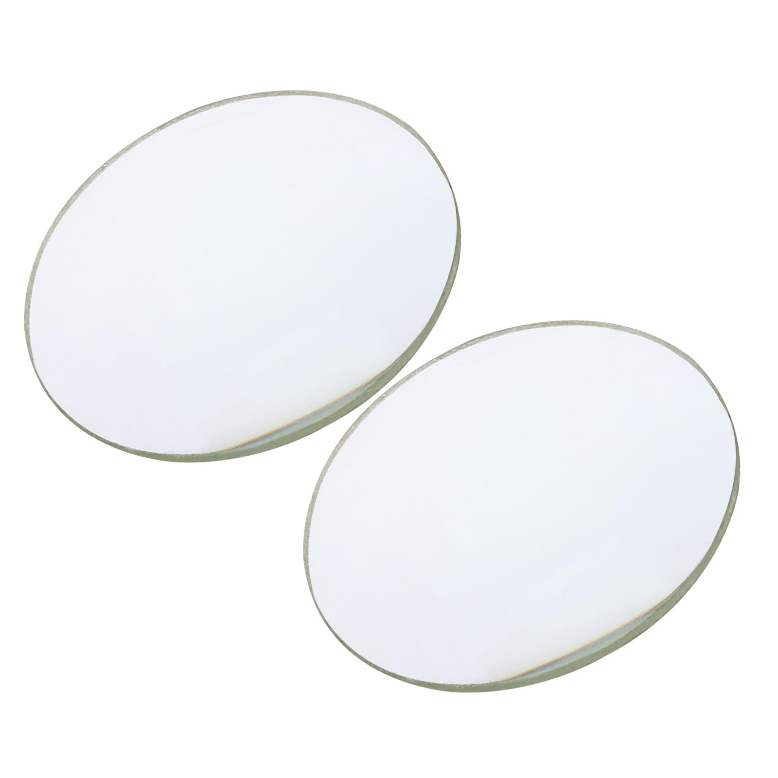 YOKIVE 2 Pcs Double Convex Lens, Clear Glass Optical Lenses | Make Telescope, Great for Photography, Optical Instruments Use (Clear, 100mm Focal Length)