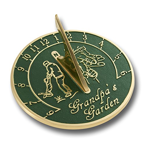 The Metal Foundry Grandpa’s Garden Sundial Gift. Looking For The Best Present Idea For A Special Grandpa For His Birthday, Christmas Or Fathers Day?