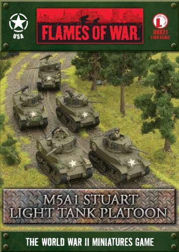 Battlefront Miniatures UBX21 USA: M5A1 Stuart Platoon