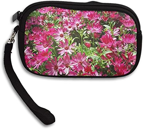 Cosmos Plant Closeup Printing Coins Change Purse Clutch Zipper Zero Wallet Phone Key Bags