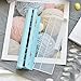 Chris.W A5 6-Hole Paper Punch, Adjustable Metal Hole Puncher for A5/Personal/Pocket Size Six Ring Binder Planner Inserts and More - 6 Sheet Capacity - 5.5mm Hole Diameter(Blue)