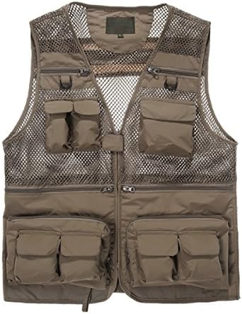 ChenHang Men's Ourdoor Fly Fishing Vest Photographing Vest Quick Dry