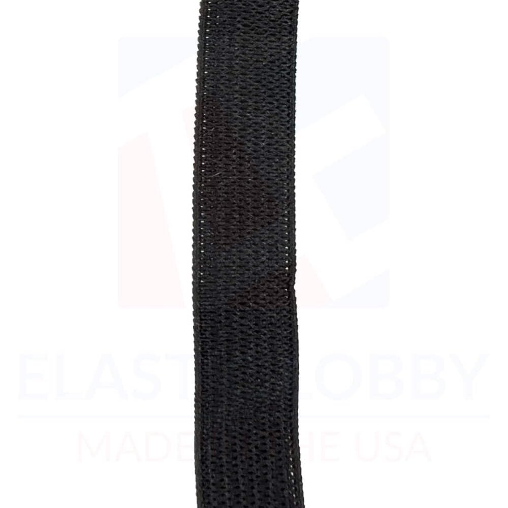 Photo 1 of 1/2" (13mm) Black Knitted Elastic - US Made 5 Yards