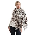 Women's Winter Leopard Scarf With Tassels Animal Print Oversized Premium Fashion Shawl Wrap Scarves ... Women's Winter Leopard Scarf With Tassels Animal Print Oversized Premium Fashion Shawl Wrap Scarves ...