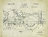 Caterpillar Tractor Patent Poster Art Print 11X14 Wall Decor Picture Vintage Construction Heavy Equipment