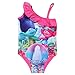 KIDHF Trolls One Piece Summer Swimsuit Girls Princess Swimwear (Rose,110/4-5Y)