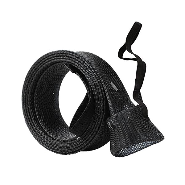 Isafish-Braided-Fishing-Rod-Cover-Gloves-67-Inch-Bait-Casting-Rod-Sleeve-Protector-Pole-Fishing-Tools-Jacket-Socks-Black