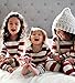 Burt's Bees Baby Baby Toddler & Kids Pajamas, Tee and Pant 2-Piece PJ Set, 100% Organic Cotton, Red Rugby Stripe, 3T