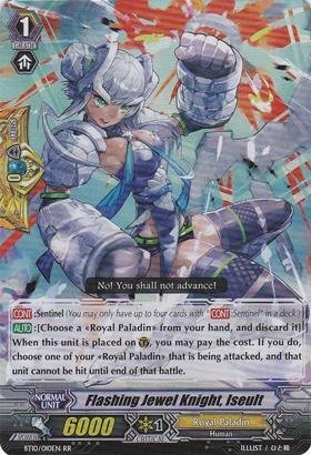 Cardfight!! Vanguard TCG - Flashing Jewel Knight, Iseult (BT10/010EN) - Booster Set 10: Triumphant Return of the King of Knights