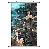 A Wide Variety of Final Fantasy X FF10 Game Characters Wall Scroll Hanging Decor (Yuna & Lulu 1)