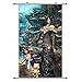 KINGS ZW A Wide Variety of Final Fantasy X FF10 Game Characters Wall Scroll Hanging Decor (Yuna & Lulu 1)