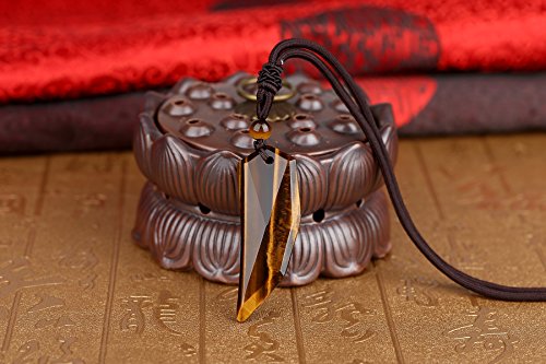 COAI Herren Spitzer Anhänger aus Edelsteine Amulett Halskette – Bild 5