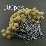 LEMO 100pcs Wool Daubers Dye & Finish Applicator clear away Kit Tool TO324