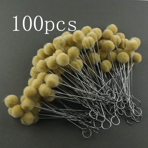 LEMO 100pcs Wool Daubers Dye & Finish Applicator clear away Kit Tool TO324