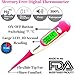 Best 2017 FDA Digital Medical Thermometer, Easy Accurate and Fast 10 Second Read & Monitor Fever Temperature, Flexible Tip,Waterproof for Baby,Kids, Adults, Pets,Oral, Underarm (Pink)