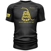Iron Jiu Jitsu Don't Tread on Me Rash Guard for Men - BJJ No Gi Rash Guard