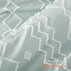 Bedsure Boho Tufted Comforter Set Twin - Sage Green