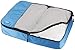 Amazon Basics 4 Piece Packing Travel Organizer Cubes Set - Large, Blue