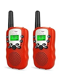 Dreamingbox Handie Walkie Talkies para niños Rango de 2 millas Construido en Flash Accesorios de caza con luz TGDJ888 Los mejores regalos
