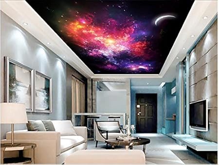Wapel 3d Wallpaper Zenith Star Ceiling Home Decoration 3d