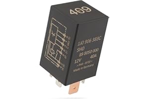 VELVETUNVILLAY 409 Fuel Pump Relay 7Pin Fit for Audi TT, Fit for Volkswagen Beetle Cabrio Golf GTI Jetta Passat 4.0L R32 Replace 1J0906383B 1J0906383C 1J0906383