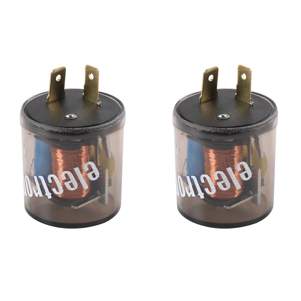 Photo 1 of LDMINDA Universal 2PCS 12V 2 Pin Electronic LED Flasher Relay Turn Signal Light Blinker