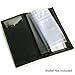 Alpine Swiss Set of 2 Checkbook Plastic Insert 6 Page Card Holder Picture Window