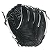 WILSON A2000 V125 SuperSkin Fastpitch Glove, Black/White, 12.5