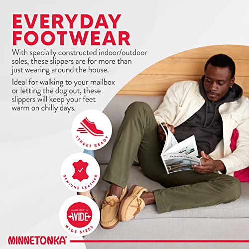 minnetonka mens moccasin slippers