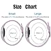 Hotodeal Band Compatible with Fitbit Charge 2 Band, Classic Soft TPU Adjustable Replacement Bands Fitness Sport Strap, Lavander Small