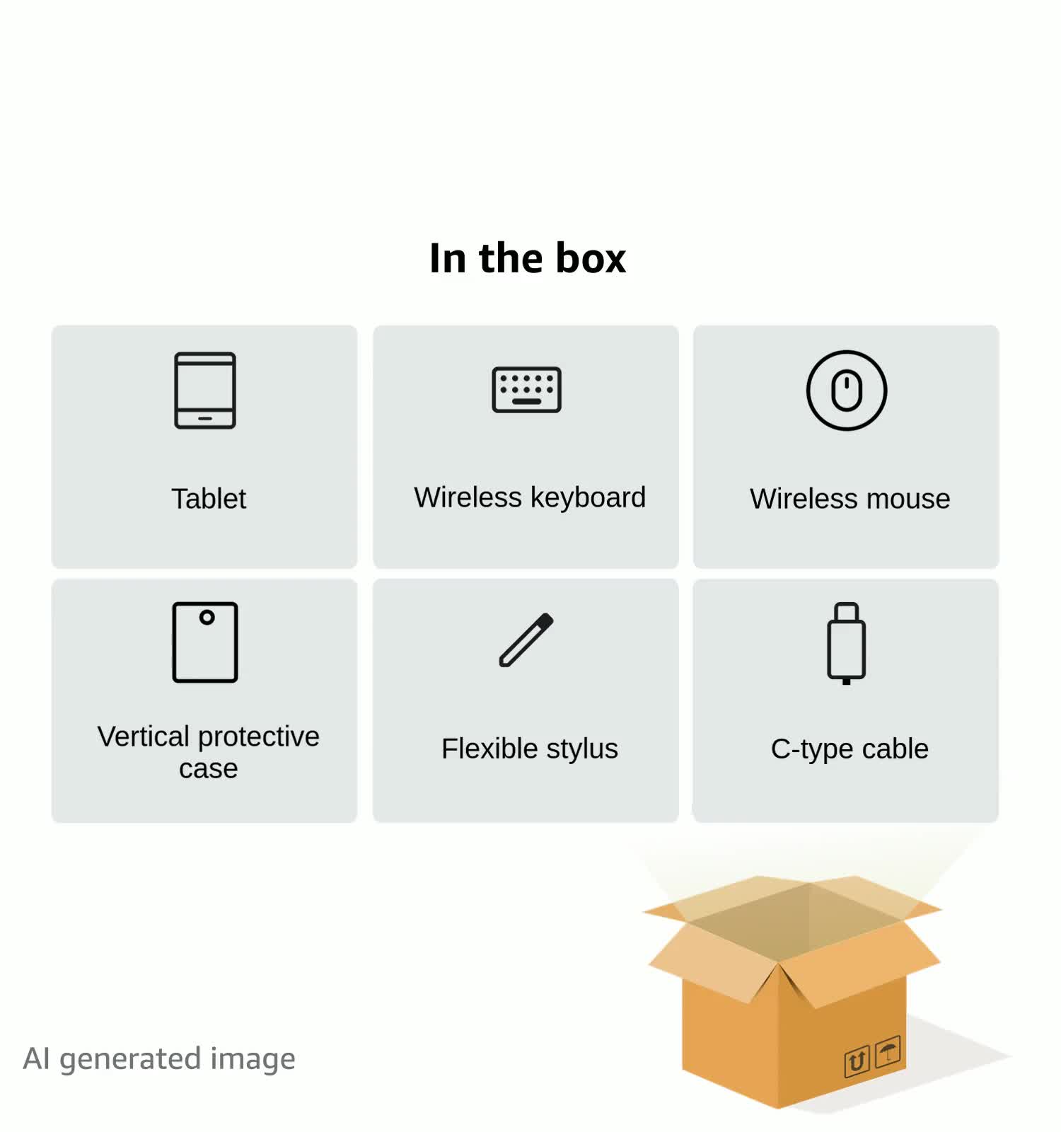 10 inch Tablet Android 14 Tablets 2 in 1 With Keyboard Case Mouse Stylus Android Tableta 8GB+64GB Support 1TB Expansion, 10.1