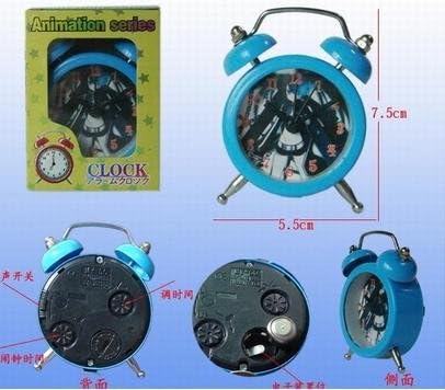 Black Rock Shooter Anime Mini 3" Alarm Clock
