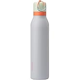 Owala FreeSip Twist Insulated Stainless Steel Water Bottle with Straw for Sports and Travel, BPA-Free, 24-oz, Beach House