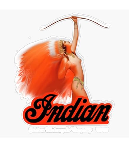 Indian Motorcycle Racing 1901 Bumper Sticker Window Decal
