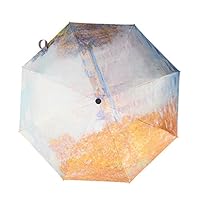 Zfusshop Umbrella Ultralight Sunscreen UV Umbrella, Folding Automatic Switch Windproof Umbrella Portable,Rainproof,UV,Sun,Summer,Outdoor