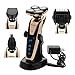 BEMAGSA Electric Shaver 5D Headed Flex Wet and Dry Waterproof Electric Razor Rotary Shaver for Men,4-in-1,1285