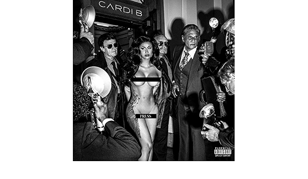 cardi b album cover press