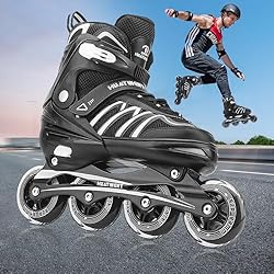 Huatinent Adjustable Inline Skates for Women and