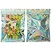 SMONCO 100 Pieces Smell Proof Bags - 5x7 Inches Resealable Mylar Bags Clear Zip Lock Food Candy Storage Bags Holographic Rainbow Color