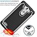 Tekcoo LG G3 Vigor Case, LG G3 Mini Case, (TM) [Tmajor Series] [Grey] Shock Absorbing Hybrid Rubber Plastic Impact Defender Slim Hard Case Cover Shell for LG G3 Vigor,G3 Mini LS885 D725