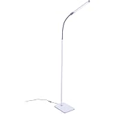 Daylight Floor lamp Uno Pro, Standing Lamp for Living Room, Bedroom, Salon, Office, Touch Control, Flexible Arm, Sleek Design, White