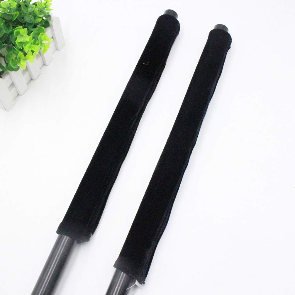 2pcs/Set Kitchen Appliance Handle Cover Decor Smudges Door Refrigerator Fridge Oven Cover for Home or Office Use Black