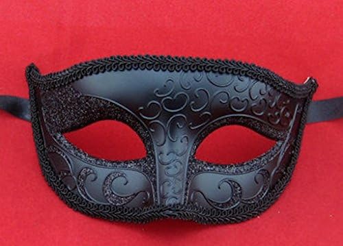 Color Negro Das Gute Leben Mascara Veneciana Tipo Antifaz Para Hombre