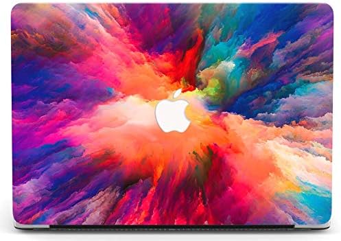 CAYSIFY, MacBook Air 13 inch Case, Multi Colour Splash Design, 2020, 2019, 2018, A1932, A2179, Hard Case, Shell, Cover, Skin, cute, marble, floral, Macbook air case, accessories