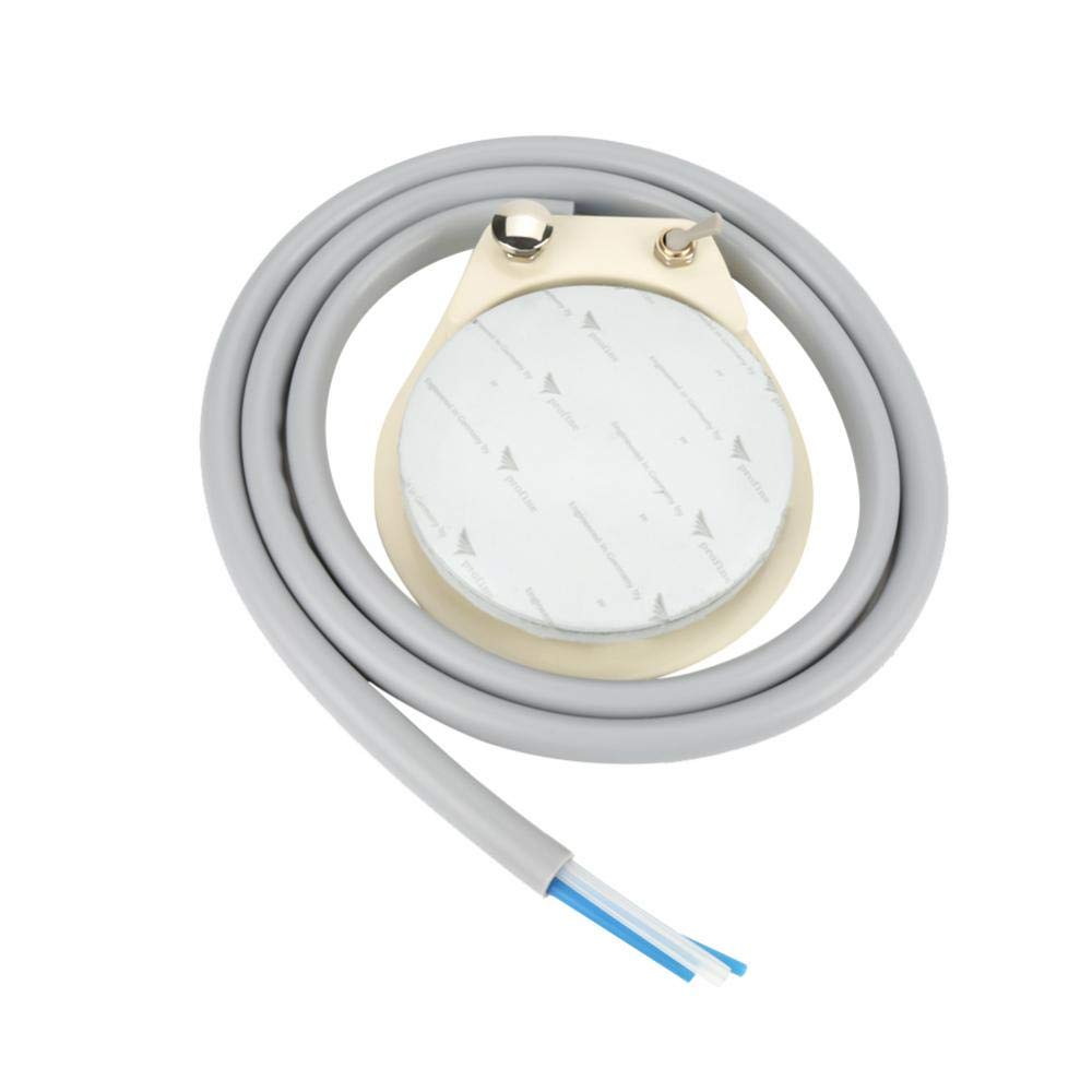 Dental Foot Pedal, Dental Chair 4-Hole Standard Foot Control Pedal with Tube Hose Cable for Most of Standard Dental Chair