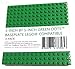 MinifigFans 5-Inch By 5-Inch Green Dots Baseplate Lego-Compatible 4-Pack