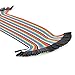 Aukru 40pcs 20cm Male to Female Breadboard Dupont Wires Jumper Cables for Arduino Raspberry Pi