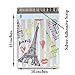 100 Pack of Mighty Gadget (R) Thank You Eiffel Tower Designer Poly Mailers - 10x13 inch Shipping Envelopes with 2.35 mil Thickness