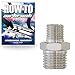 PointZero Airbrush Reducer Nipple Fitting 1/4 in. -1/8 in. BSP Male-Male